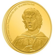Gold Coin Frodo™ Lord of the Rings™ Classic (3rd) - 2021 - Niue - 1/4 oz Proof