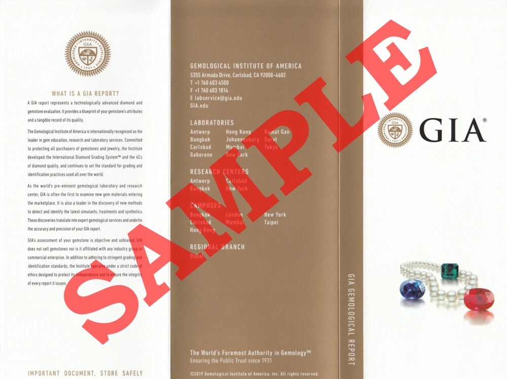 Certified Diamonds Gia Gem Trade Laboratory Report GIA Gemological