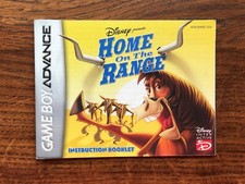 Home on the Range Nintendo Gameboy Advance Instruction Manual Only