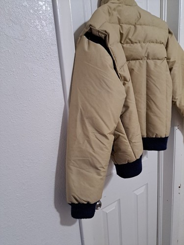 Vintage America Eagle Pass Puffer Jacket SKI 100% Feather Down Mens XL Coat Old - Picture 8 of 12