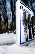 New 6pc Detail Wire Brush Set Steel Brass Nylon Cleaning Polishing Detail Metal