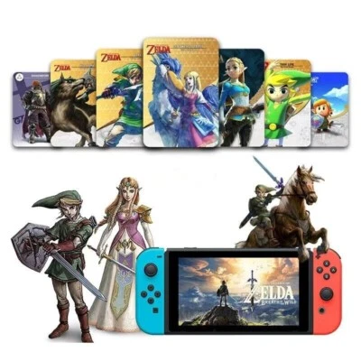 41pcs/set BOTW TOTK NFC Zelda Tears of the Kingdom Mini NFC Cards For Switch 1/2