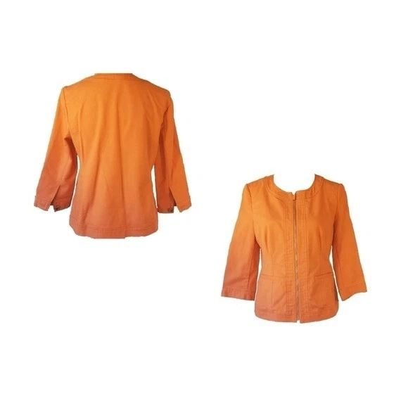 Resin Zip Retro Jacket, Size 10 - Image 3 of 4