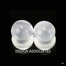 NATURAL WHITE MOONSTONE 4 MM ROUND CUT AAA 6 PC SET