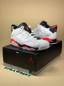 jordan 6 infrared white low