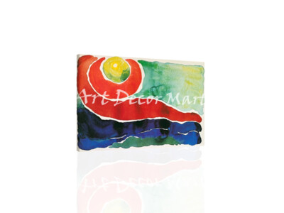 Red Canna-O'Keeffe - - CANVAS OR PRINT WALL ART