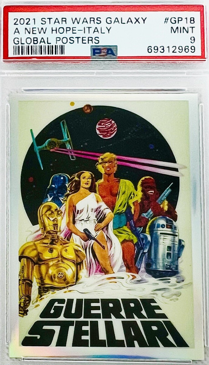 2021 Topps Star Wars Galaxy A New Hope Italy Global Posters #GP18
