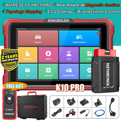 2026 KINGBOLEN K10 PRO Bidirectional ECU Coding Scanner Car Diagnostic Tool TPMS