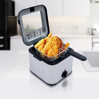 Mini Deep Fryer French Fries Machine, Household Fryer Multi-function Fryer 2.5L