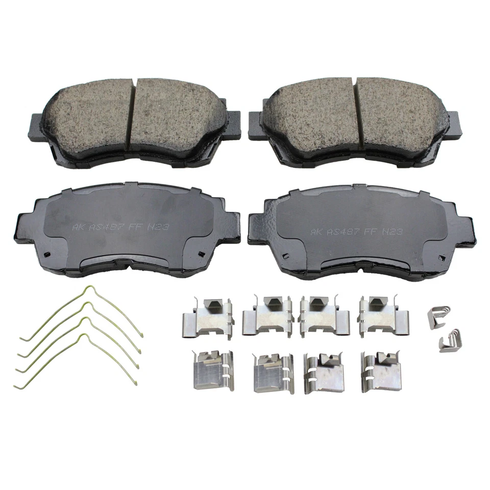 Almohadillas y herrajes delanteros de cerámica Akebono ProACT para Lexus SC300 Toyota Camry Sienna Foto 2 de 4