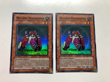 USA Seller Yugioh 2 x Machina Peacekeeper SUPER RARE  SDMM-EN003 VLP/NM