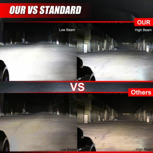 Kit combinado de 4 faros LED haz alto bajo para Mazda 3 2010-2018 Mazda3 Sport Foto 4 de 4