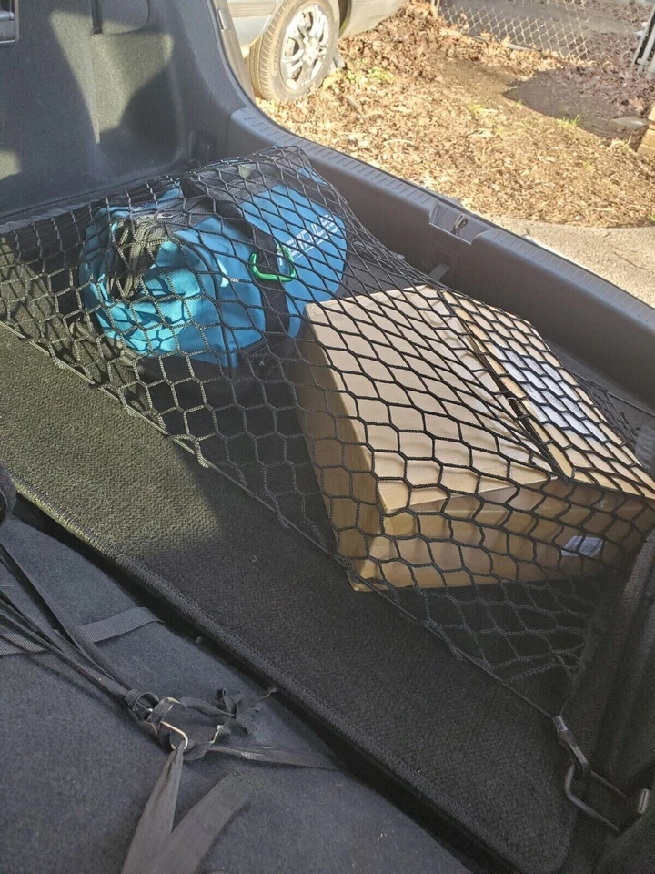 Red de carga organizadora estilo piso maletero trasero para Mazda3 Mazda 3 (5 puertas) 2004-2009 Foto 2 de 4