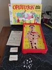 Vintage 1965 Operation Game Smoking Doctor Milton Bradley 4545 Not Complete
