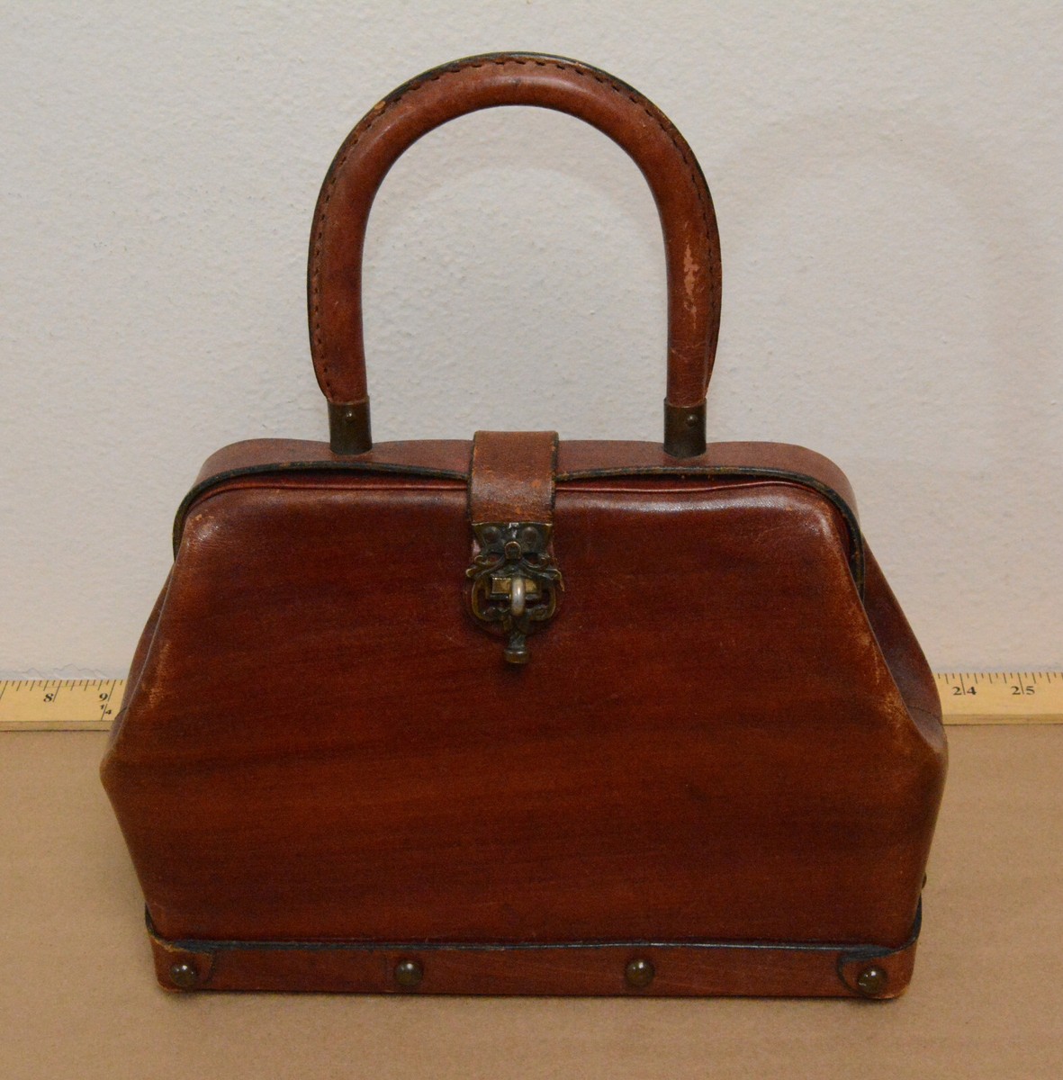 ETIENNE AIGNER VINTAGE HANDBAG LEATHER PURSE DOCTOR SATCHEL