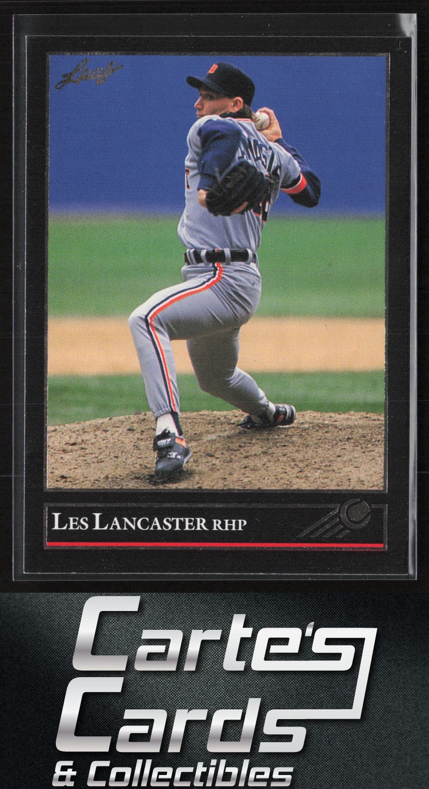 Les Lancaster 1992 Leaf #402 Black Gold Detroit Tigers
