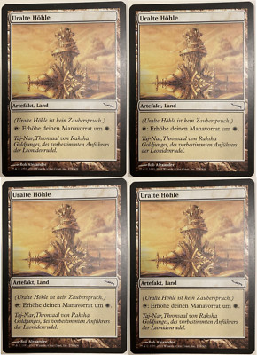 4 x Uralte Höhle / Ancient Den  - MIRRODIN -  deutsch  ** Artifact Land **