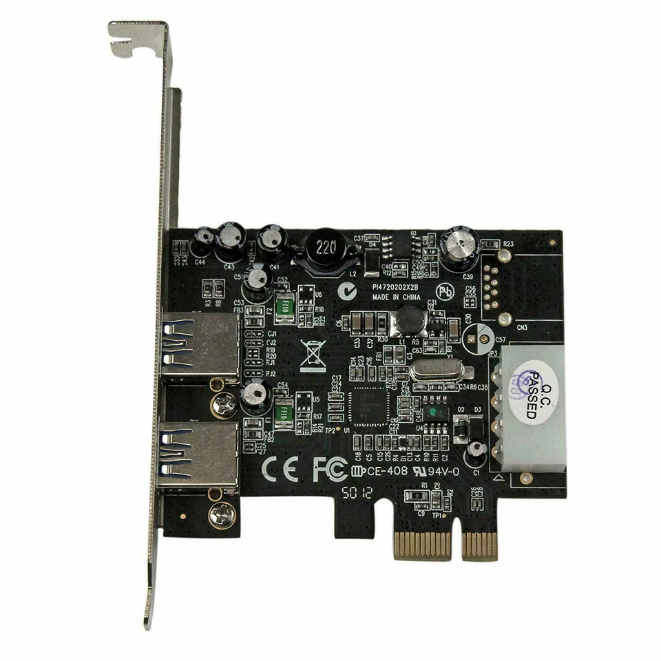 STARTECH.COM SCHEDA ESPANSIONE 2 PORTE USB 3.0 SUPERSPEED - PCI EXPRESS   - Immagine 2 di 4