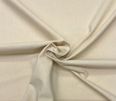 NATURAL 100% CANVAS COTTON DUCK 10 OZ MULTIPURPOSE FABRIC BY 1/2(.5) YARD 57''W
