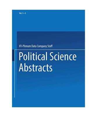 Political Science Abstract Examples Political Science Abstracts: 1984 Annual Supplement 9781489957894 | eBay UK