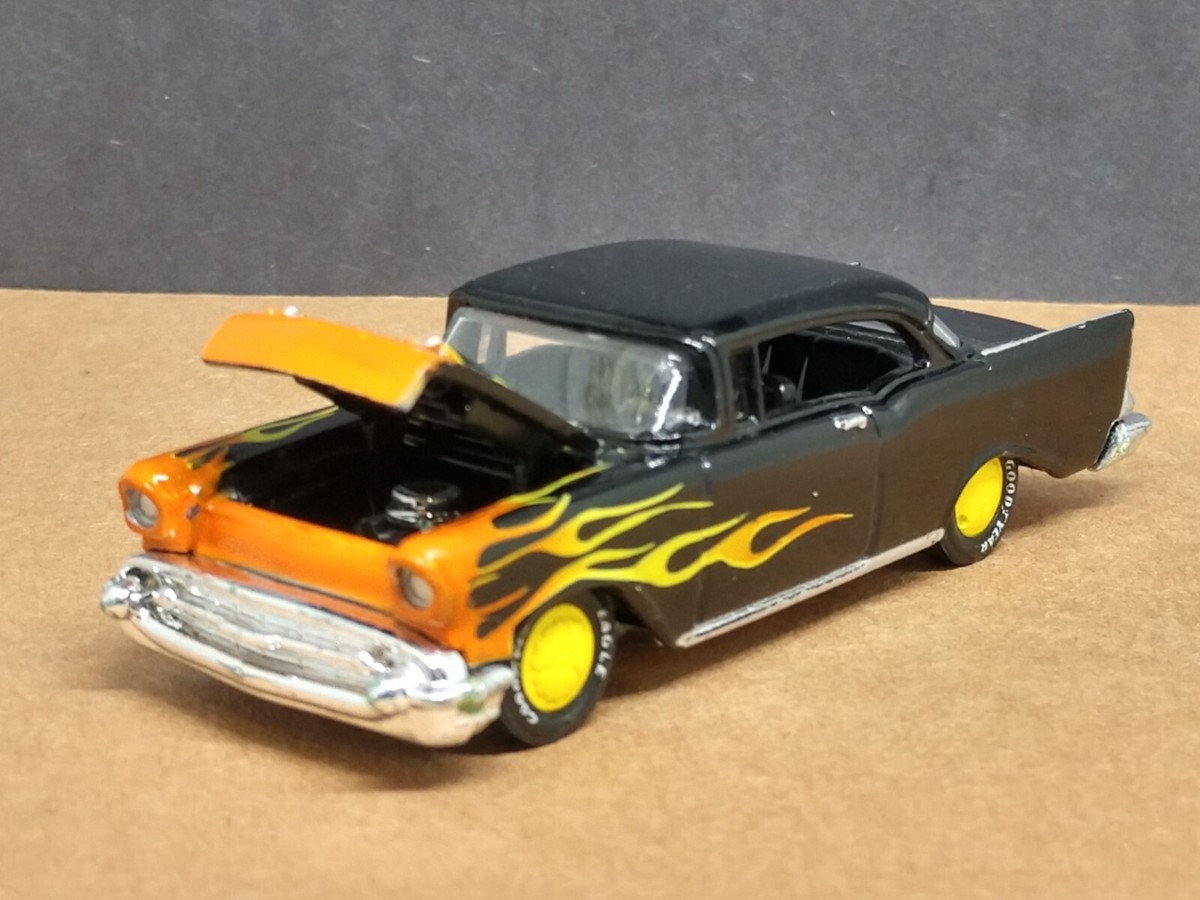 1957 Chevrolet Bel-Air ミニカー 限定版 1957 '57 CHEVROLET CHEVY BEL AIR LIMITED EDITION FLAMED