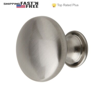Silverline Cabinet Hardware Round  Knobs 30 dia x 28 H (mm)
