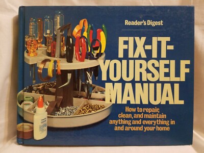 Vintage Readers Digest Fix-It-Yourself Manual 1978 Hardcover How to Repair Book