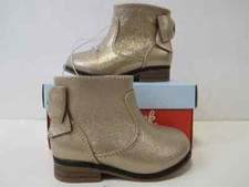 Cat  Jack "Gold" Ayla Boots Baby Girls sz 5 NEW Reg 24.95