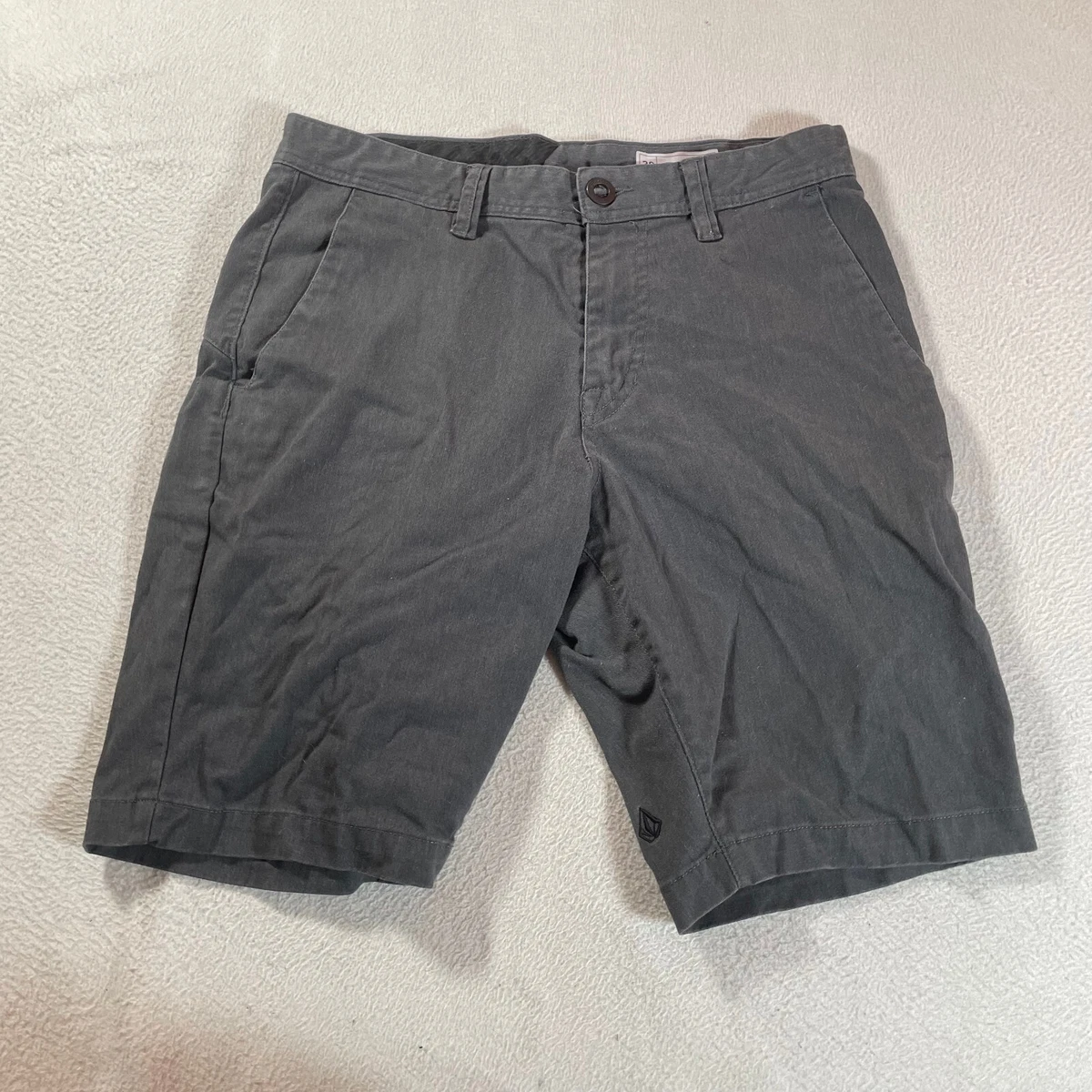 Short Cargo Vintage Volcom Stone Homme - Taille 32 - Bleu - Style Y2K Surf Skate Années 90