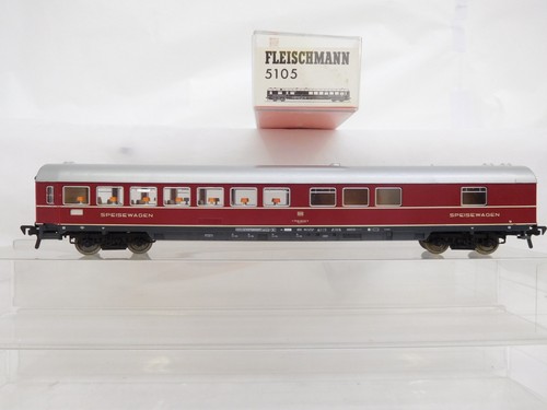 eso-08987	Fleischmann 5105 H0 Speisewagen DB 518088-80233-6  | Zustand: Gebraucht