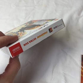Pokemon Ultra Sun Big Box Bundle w/ Dusk Mane Necrozma Keychain Nintendo 3DS CIB