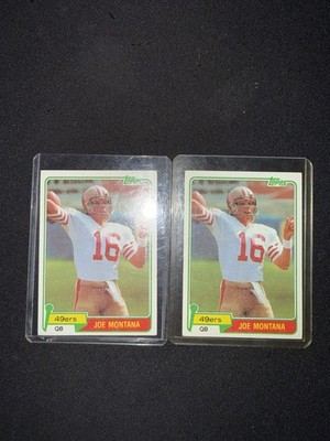 1981 Topps - Joe Montana #216 Rookie Card