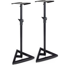 Proline Adjustable Studio Monitor Stand Pair Black
