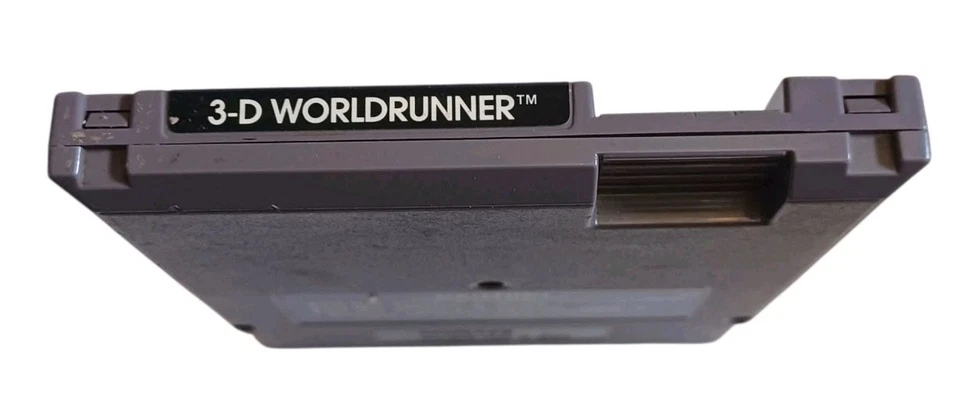 3-D WorldRunner Nintendo Entertainment System (NES) Game Cart TESTED - Image 3 of 4