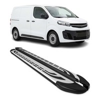 Trittbretter Seitenschweller FüR Opel Vivaro C 2019-2026 Kurzer Alu Schwarz