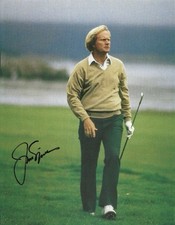  JACK NICKLAUS SIGNED AUTOGRAPHED PICTURE GOLF PGA PGA TOUR COA 8.5  X 11  