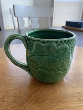 Bordallo Pinheiro Green Leaves and Vines Mug