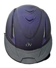 OVATION METALLIC PURPLE SCHOOLER HELMET, ASTMF1163-15, SIZE: M/L 51cm 61cm