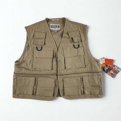NWT Field & Stream Fishing Vest Men s XL Khaki Multi Pocket Outdoor Utility