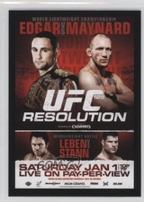 2015 Topps UFC Chronicles Fight Poster Review Frankie Edgar Gray Maynard 125 1s8