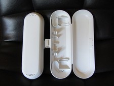 Genuine Philips Sonicare White Travel Case for Electric Toothbrush Lot of 2