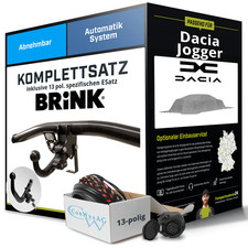 Für DACIA Jogger Typ RK Anhängerkupplung abnehmbar +eSatz 13pol 21- AHK