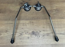 Bass Drum Gull-Wing Chrome Folding Legs / Spurs & Chrome Mounts-Set of 2