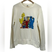 Uniqlo UT x Kaws x Sesame Street Group 2 Pullover Crewneck Sweatshirt - Size M
