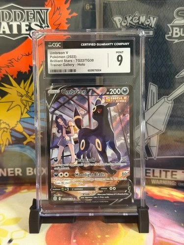 CGC 9 Umbreon V TG22/TG30 Brilliant Stars Trainer Gallery Holo