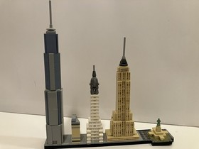 LEGO Architecture Lot 21028 New York City 21019 Eiffel Tower 21003 Seattle Rare