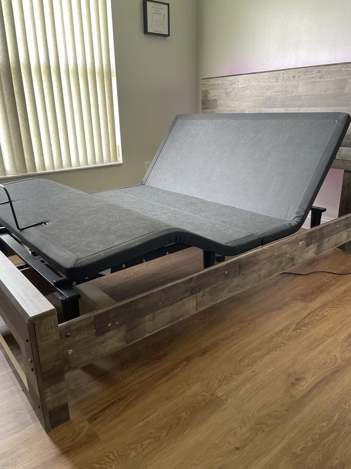 Base ajustable Sealy Ease - Marco de cama eléctrica con control remoto inalámbrico, gravedad cero Foto 2 de 4