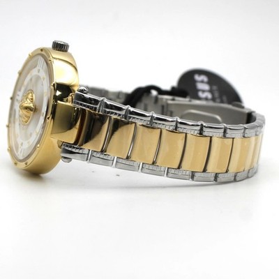 VERSUS VERSACA ゴールド Versus Versace Palestro Men's 45mm Strap Watch - Gold Tone/Black