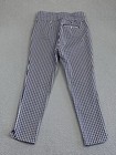 J. McLaughlin Gingham Checkered Black White Stretch Pull-On Pants Size 6 EXC — photo 2