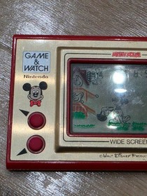 Game & Watch Mickey Mouse handheld console used, working, classic game